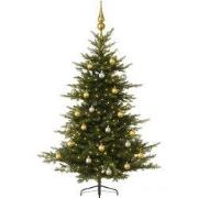 Grandis Fir groen vanaf 150 cm hoog kunstkerstboom opgemaakt met piek,...