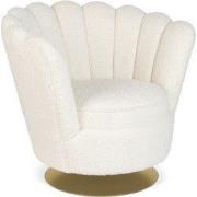 BOLD MONKEY Mother Of All Shells Lounge Chair Teddy Natural
