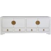 Fine Asianliving Chinese TV Kast Sneeuw Wit - Orientique Collection