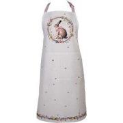 Clayre & Eef Keukenschort 70x85 cm Beige Katoen