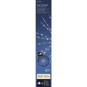 Polestar flashing zilver 144LED warm wit