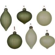 Kerstbal glas d8 cm a6 D