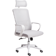 MONARCH - Bureaustoel - Lichtgrijs - Stof