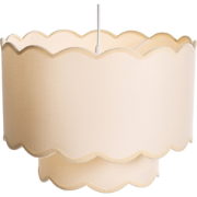 MECUMBURA - Hanglamp - Wit/Beige - Stof