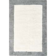 KABRI - Badmat - Beige/Grijs - 60 x 90 cm - Katoen