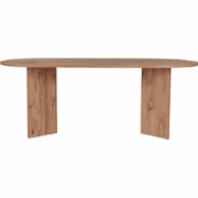 Eettafel met ovale blad L200 cm - CHARLIE