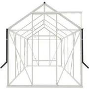 Tuinkas Kate II Full Options wit 3 mm veiligheidsglas