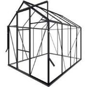 Tuinkas Kate II Full Options zwart 3 mm veiligheidsglas