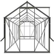 Tuinkas Kate IV Full Options groengrijs 3 mm veiligheidsglas