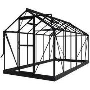 Tuinkas Mary IV Full Options zwart 3 mm veiligheidsglas