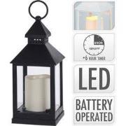 Lantern With Led Candle 23 cm