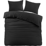 Ten Cate Flanellen Lits-Jumeaux Dekbedovertrek - 240x200/220 - Antraci...