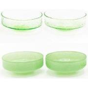 Schaaltje Claude | set van 4 | groen