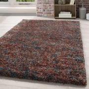 Hoogpolig vloerkleed - Lorium gemeleerd terra/blauw/beige - 160 X 230 ...