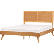 ISTRES - Tweepersoonsbed - Lichthout - 160 x 200 cm - MDF