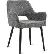Eetkamerstoel Ray - Stof Antraciet