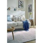 Laagpolig Vloerkleed Check Blue - Abstract - Blauw - 120 x 170 cm