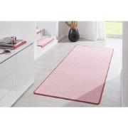 Loper Uni Laagpolig Effen Vloerkleed - Fancy - Roze - 100x150 cm