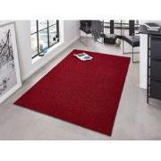 Laagpolig Velours Vloerkleed - Designer Pure - Rood - 140x200 cm