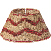 HIVER - Kerstboomrok - Natuurlijk/Rood - ? 43 cm - Zeegras