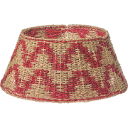 GLACE - Kerstboomrok - Naturel/Rood - ? 60 cm - Zeegras