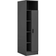 Universele Kast in Antraciet  - 50cmx195cmx62cm