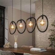 Hoyz Collection - Hanglamp Pebble 4 Lichts - Artic Zwart