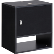 LIMERIA - Wastafelkast - Zwart - Vezelplaat