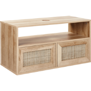 ROSELL - Hangende wastafelkast - Lichthout - 86 x 45 cm - Vezelplaat