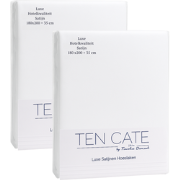 Ten Cate Katoensatijnen Hoeslaken - 180x200 - Wit