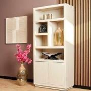 Boekenkast Brussel | 5 vakken - 2 deuren - 45 x 90 x 200