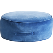 YULLE - Poef - Blauw - Fluweel