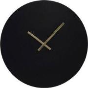 Wandklok Licola - Zwart - Ø59cm