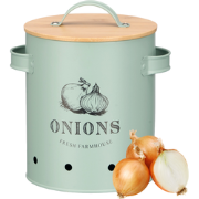 OTIX Uienpot - Mint Groen - Uien - Bewaarpot - met Deksel - Voorraadpo...