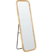 MALANGE - Staande spiegel - Naturel - Rotan