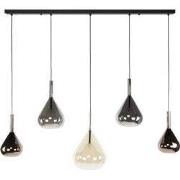 Hanglamp Zwart - 5-lichts - 123x24x150cm - Wings