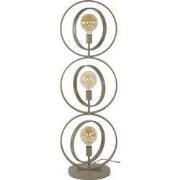 Vloerlamp Beige - 3-lichts - 40x30x124cm - Turn Around