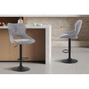 Barkruk 'Mori' Stof Ote Share 456 Donkergrijs