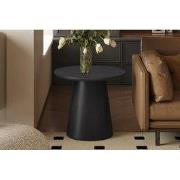 Bijzettafel 'Miklos' 60 cm Rond Decor Donkerbruin - 60 x  x 60 - MDF