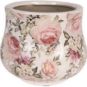 Clayre & Eef Bloempot Ø 18x15 cm Beige Keramiek