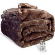 Unique Living - Plaid Silke - 150x200cm - Bruin