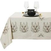 Unique Living - Tafelkleed Elias - 145x200cm - Wit