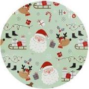 Unique Living - Placemat Present - Ø38cm - Groen