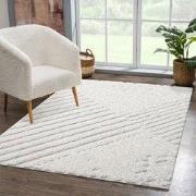 Vloerkleed Focus Feel - Hoogpolig - Fluffy  - Scandinavisch - Creme- 8...