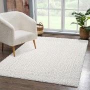 Vloerkleed Focus Uni - Hoogpolig - Fluffy  - Scandinavisch - Creme- 14...