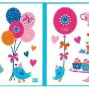 Lief! Roze Muurstickers voor in de Kinderkamer