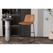 Counterstoel 'Mancia' PU Ote Topper 02 Cognac - 56 x  x 37 - PU, Metaa...