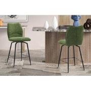 Tellerstoel 'Lara' Stof Ote Sea 360 Draaibaar Groen - 56 x  x 48 - Sto...