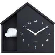 Karlsson - Wandklok Peeking Doggy - Zwart- Ø24,9cm