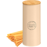 OTIX Spaghetti pot - Beige - voorraadpot - Pasta pot - Bewaardoos - me...